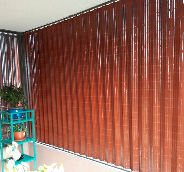 cortinas de madera